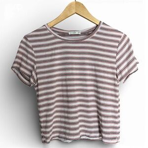 Cotton On Red and White Striped Tee